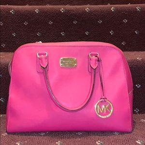 Michael Kora pink handbag